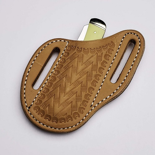 Leather Sheath, Slanted Pancake