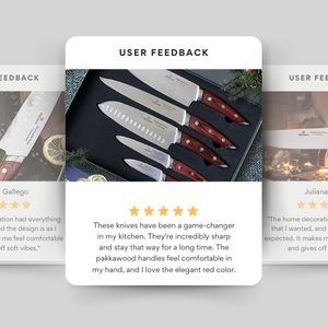 Japanese Chef Knife Set 5 PCS