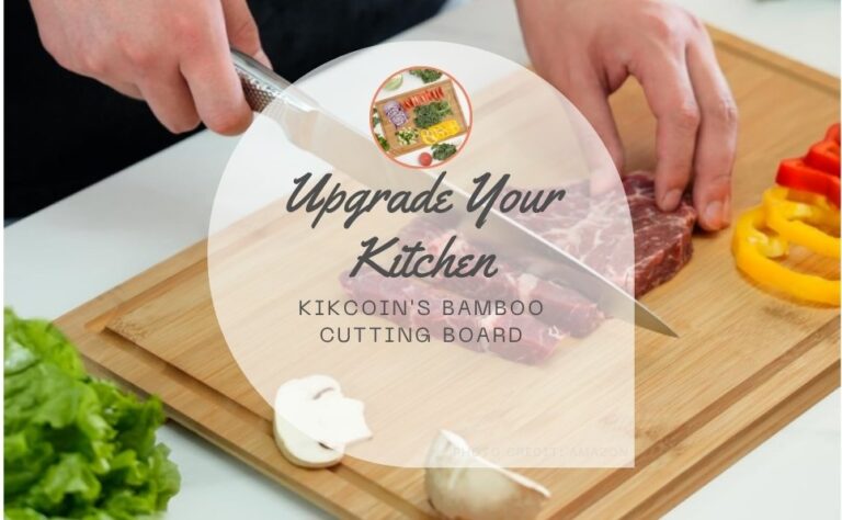 Kikcoin's bamboo cutting boards enhance your kitchen with eco-friendly style and durability for all your food preparation needs.